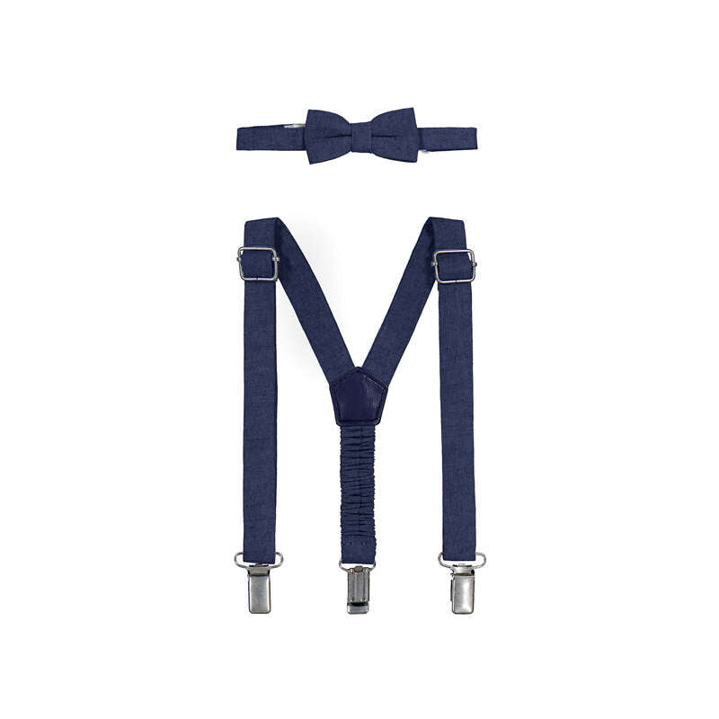 10161 Atlantic Suspenders & Bowtie Set