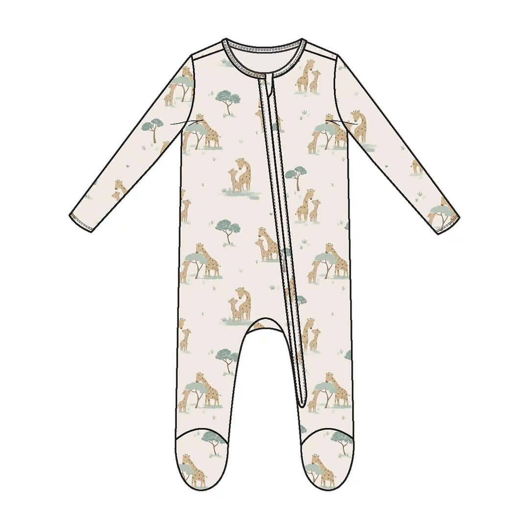 Giraffe Families 2 Way Zipper Footie Angel Dear NB   [variant_option4] [variant_option5] [variant_option6] [variant_option7] [variant_option8] [variant_option9] 1