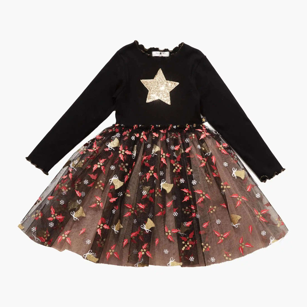 Shop Gold Star Tutu Dress - Black - Li'l Baby Sprouts Shop Gold Star Tutu Dress - Black - Li'l Baby Sprouts