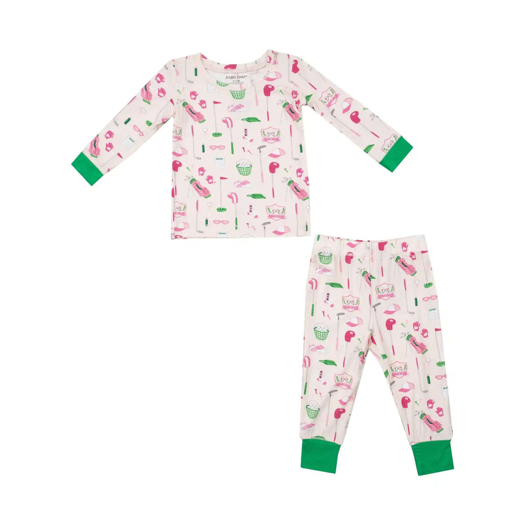 Golf Club Pink L/S Loungewear Set Angel Dear 18-24M   [variant_option4] [variant_option5] [variant_option6] [variant_option7] [variant_option8] [variant_option9] 1