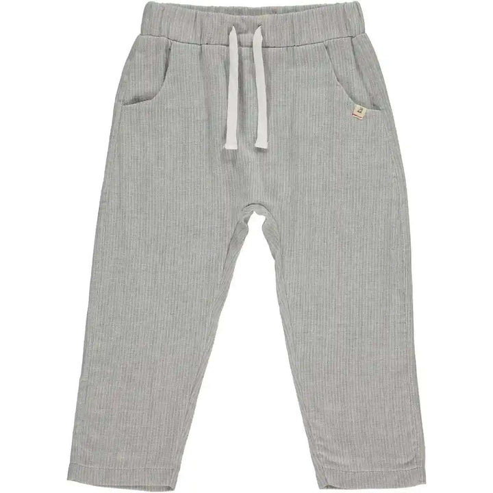 Grey Stripe Bosun Gauze Pants Me & Henry 3-6M   [variant_option4] [variant_option5] [variant_option6] [variant_option7] [variant_option8] [variant_option9] 1