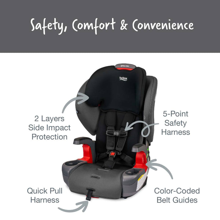 Britax Grow With You Harness-to-Booster with Safewash