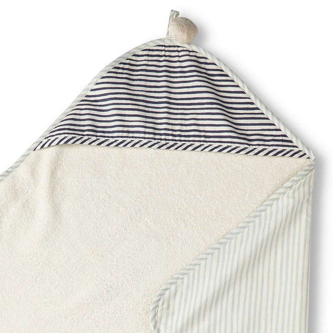 Hooded Towel - Stripes Away Sea Pehr Designs    [variant_option4] [variant_option5] [variant_option6] [variant_option7] [variant_option8] [variant_option9] 1