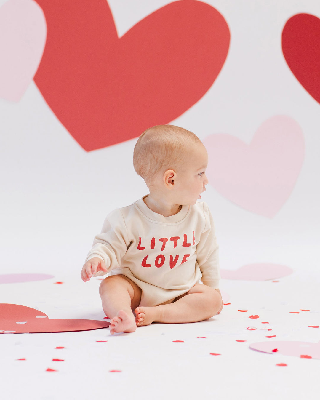 Crewneck Bubble Romper - Little Love