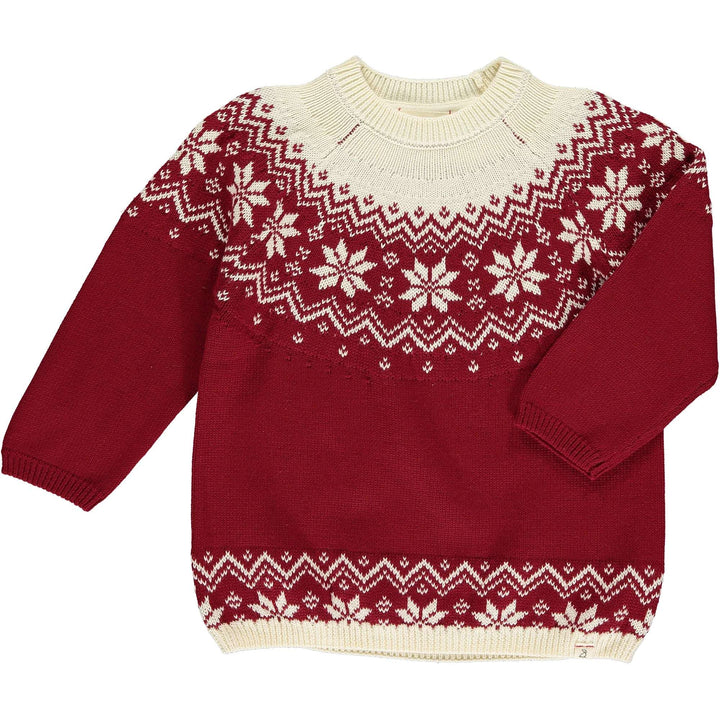 Igloo Sweater-Red Fairisle Me & Henry 0-3M   [variant_option4] [variant_option5] [variant_option6] [variant_option7] [variant_option8] [variant_option9] 1