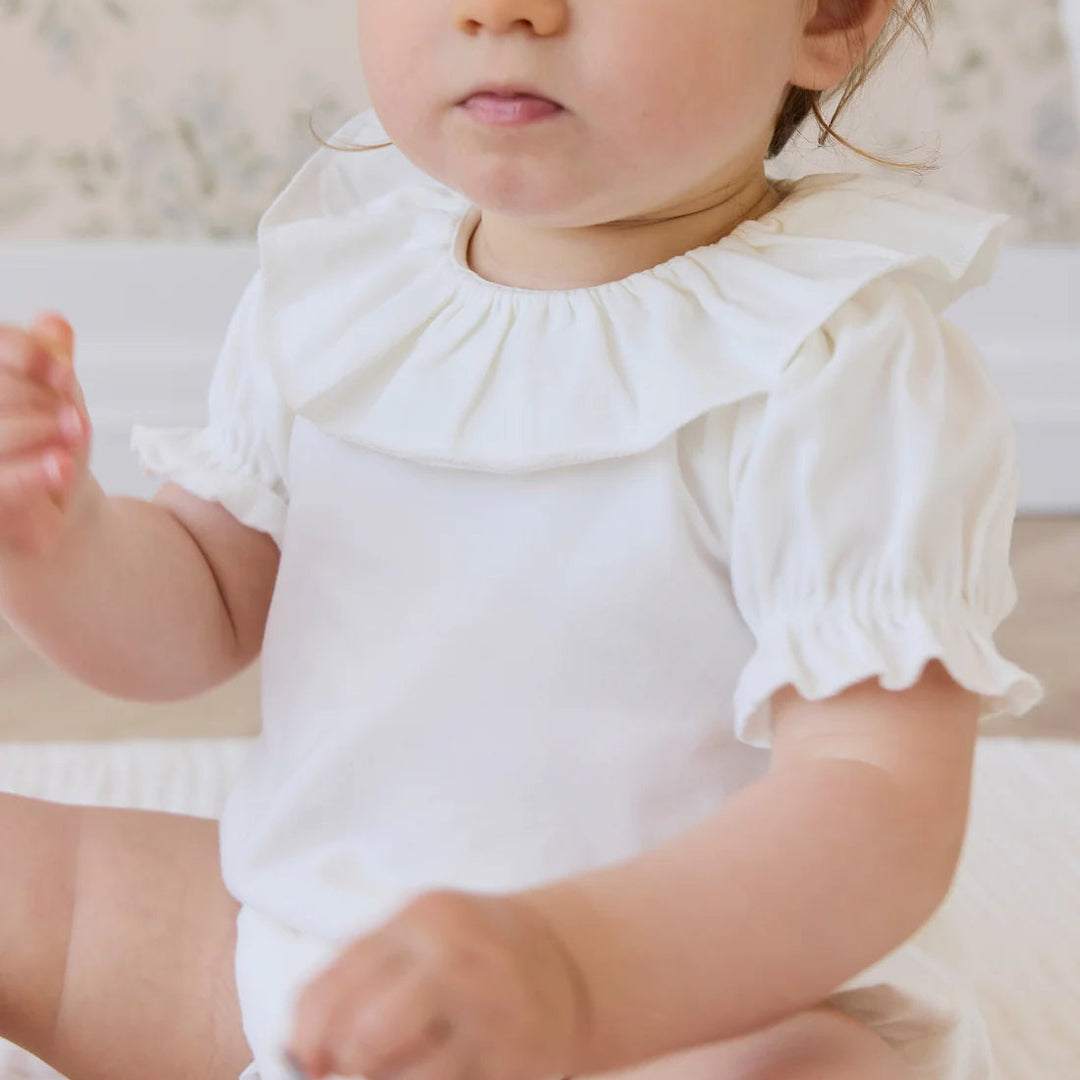 Pima Livvy Bodysuit-Parchment