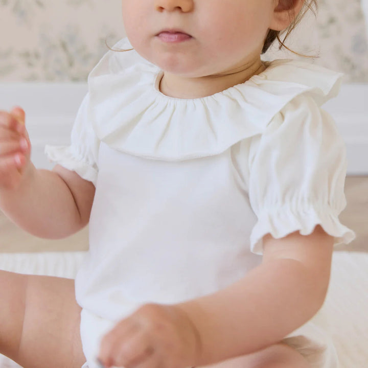 Pima Livvy Bodysuit-Parchment