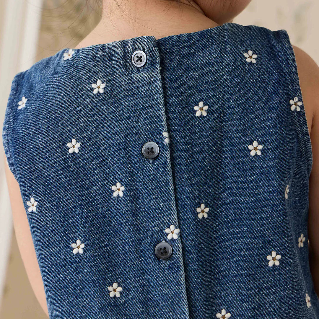 Etta Top - Josie Floral Denim