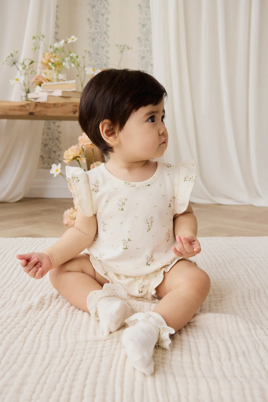 Adrienne Playsuit - Josepha Egret Small