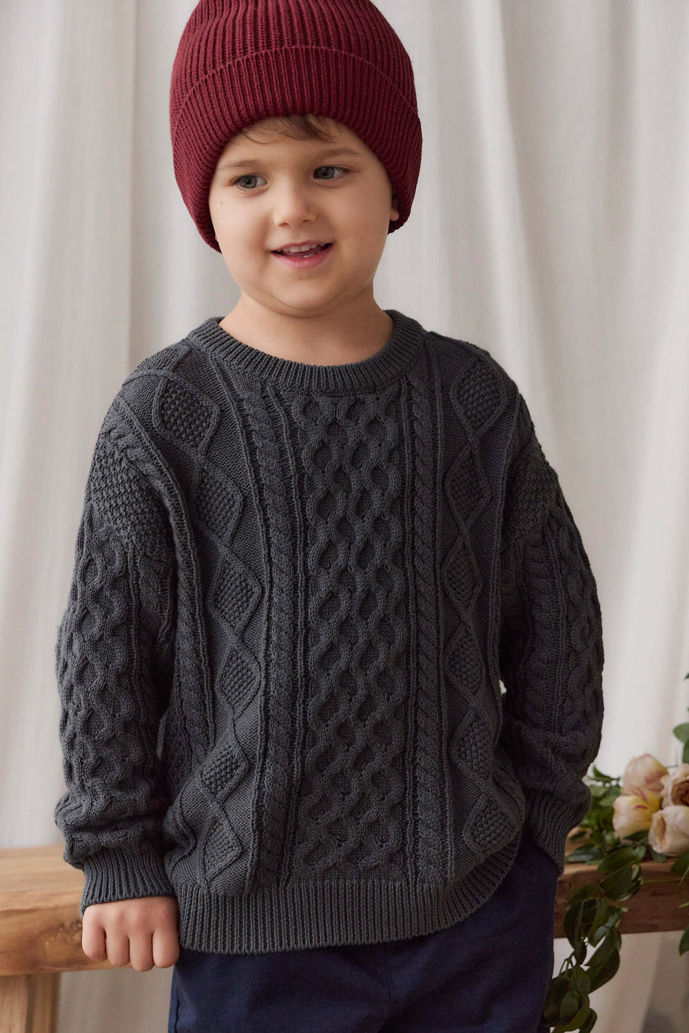Sawyer Knit Jumper - Umber
