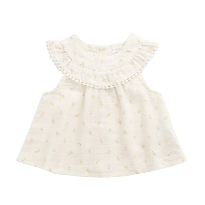 Annalise Top - Vintage Ditsy