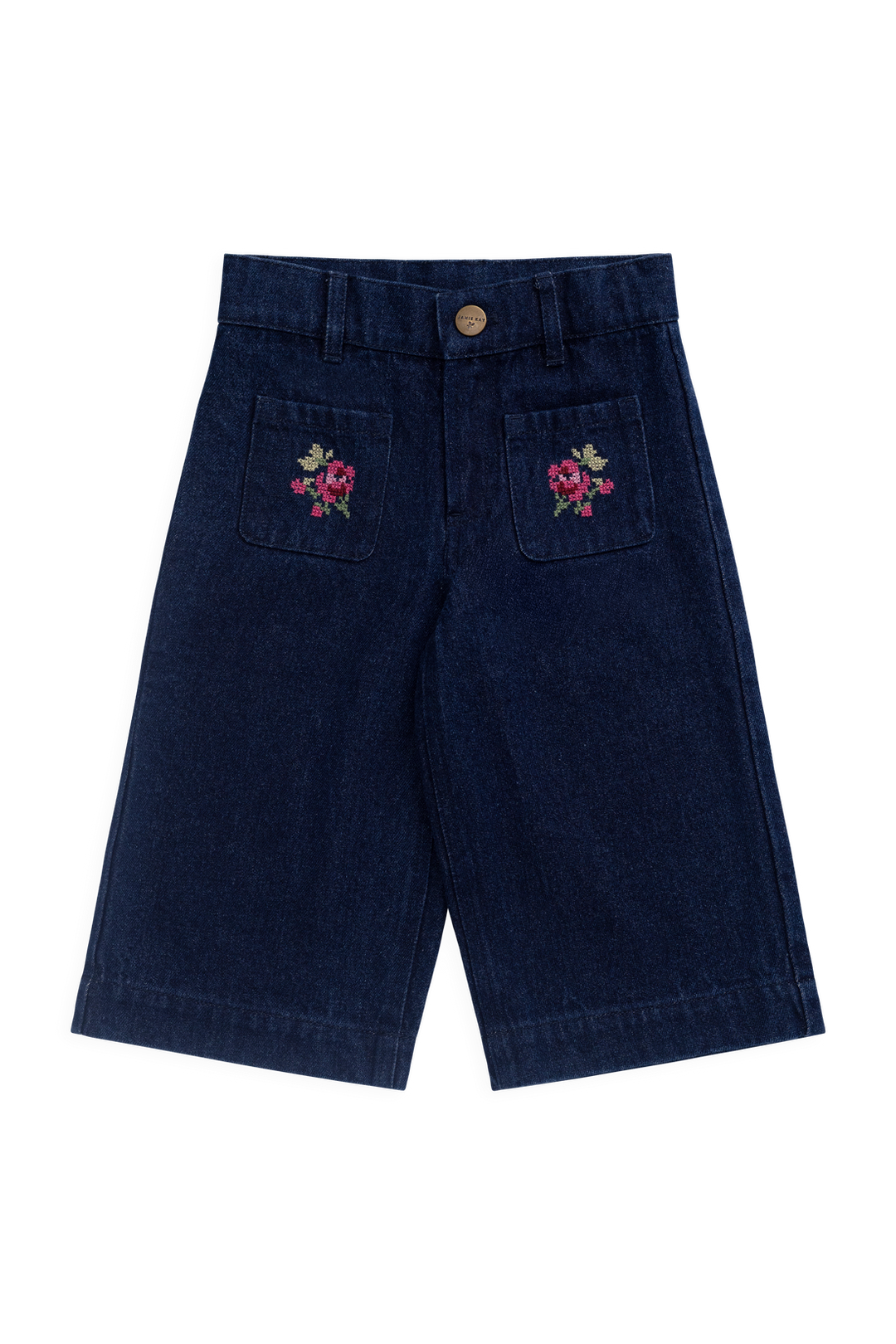 Ines Pant - Deep Sea Denim Orchid Rose