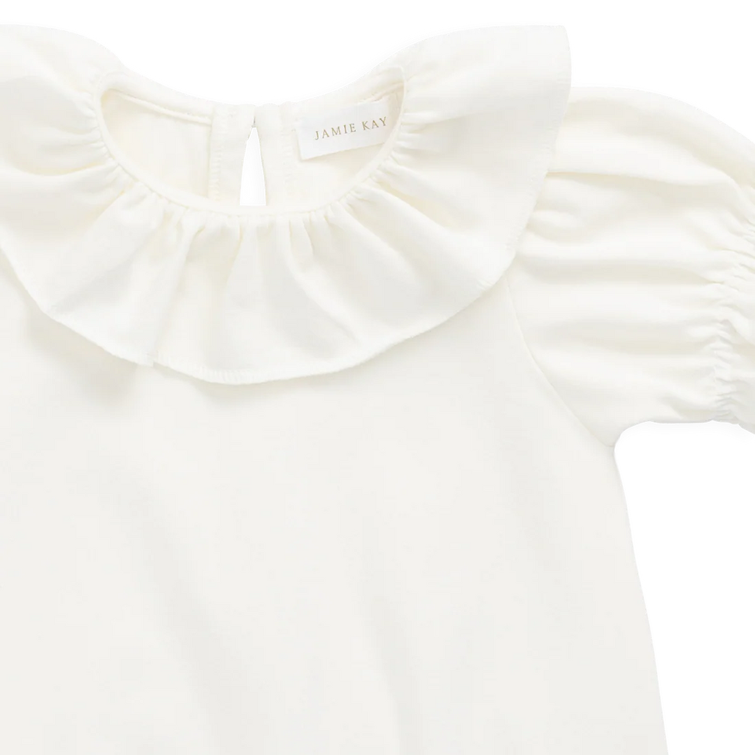 Pima Livvy Bodysuit-Parchment