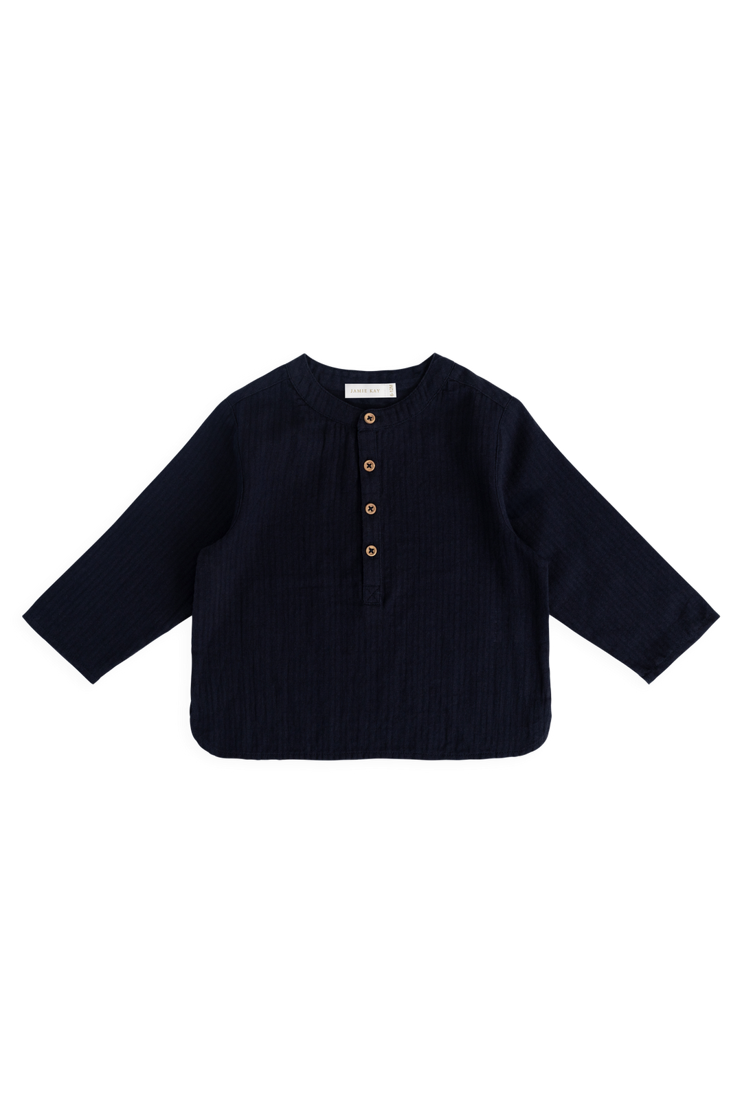Organic Cotton Aaron Top - Eclipse