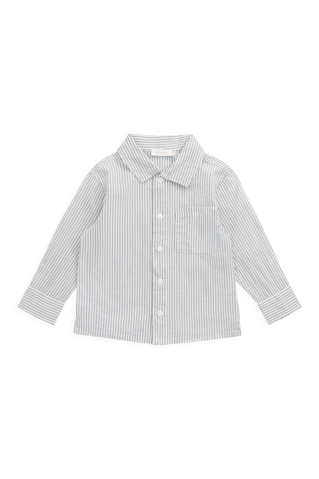 Organic Cotton Isaiah Shirt - Harbour Stripe