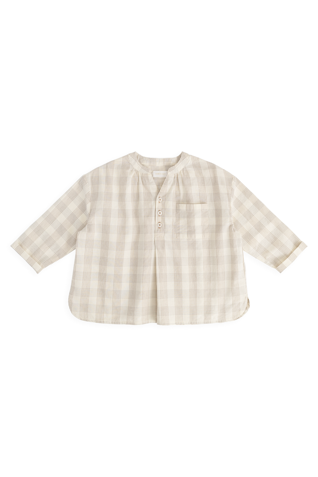 Organic Cotton Kenji Top - Joe Check Natural