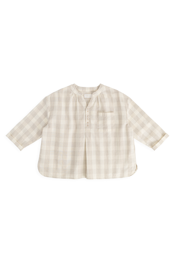 Organic Cotton Kenji Top - Joe Check Natural