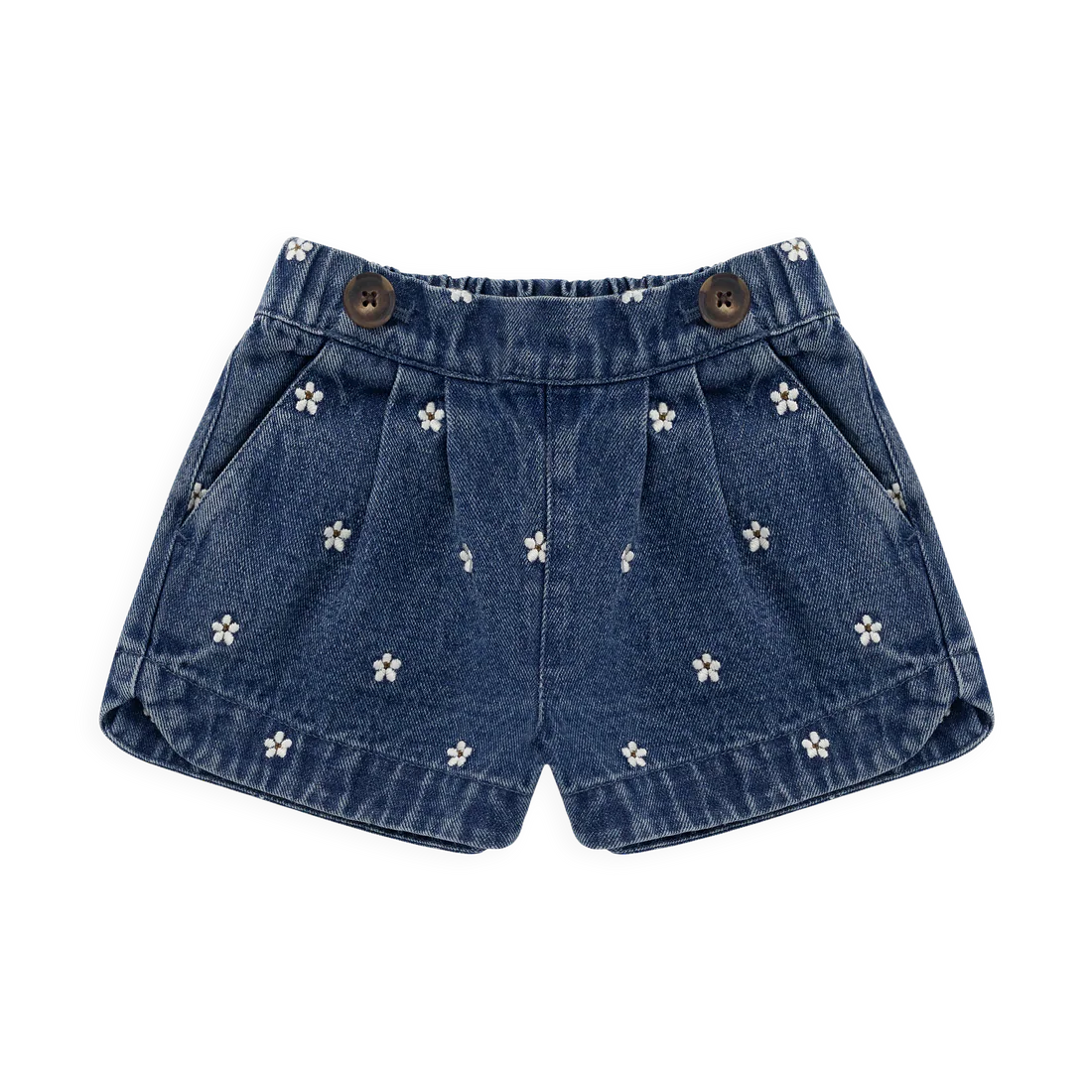 Shop Jardine Short-Josie Floral Denim - Li'l Baby Sprouts