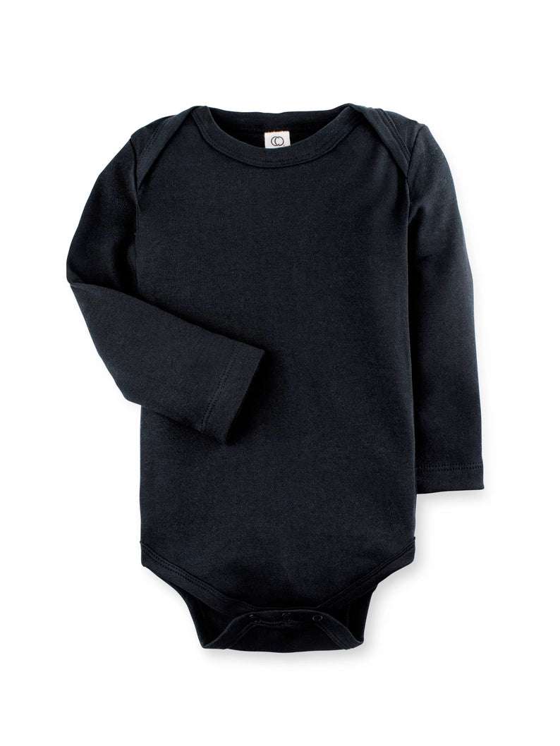 L/S Classic Bodysuit Black colored organics 0-3M   [variant_option4] [variant_option5] [variant_option6] [variant_option7] [variant_option8] [variant_option9] 1