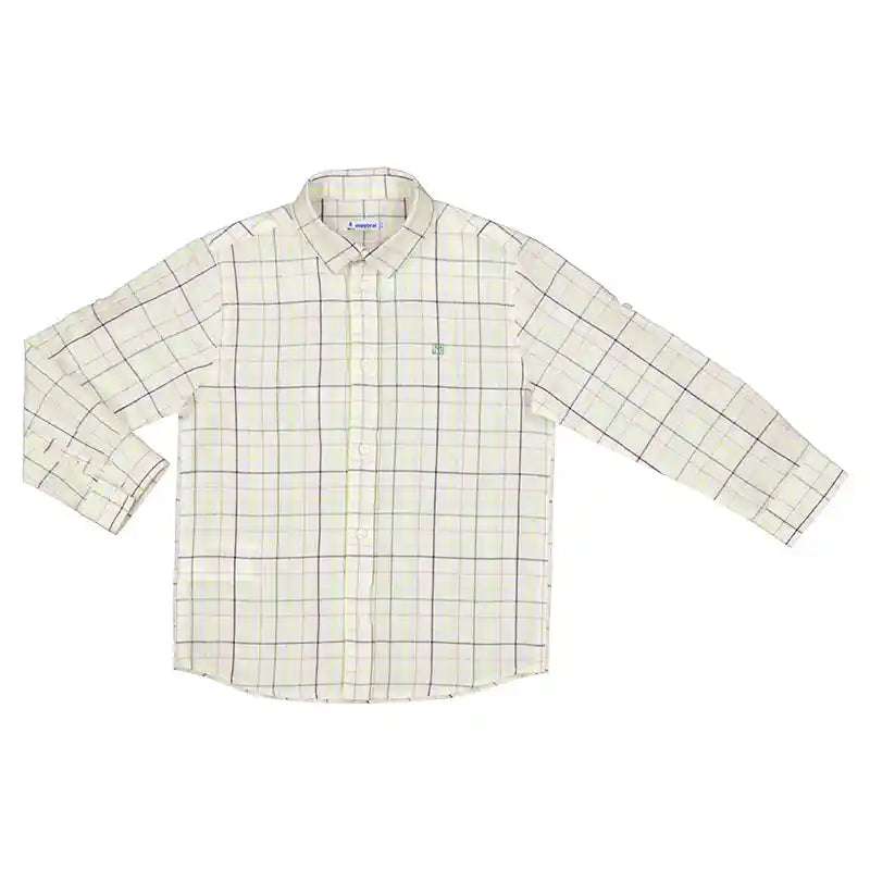 L/S Green Checked Shirt 3169 mayoral 3T   [variant_option4] [variant_option5] [variant_option6] [variant_option7] [variant_option8] [variant_option9] 1