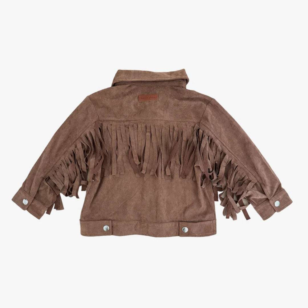 Lainey Fringe Shacket- Saddle Velvet Fawn    [variant_option4] [variant_option5] [variant_option6] [variant_option7] [variant_option8] [variant_option9] 2