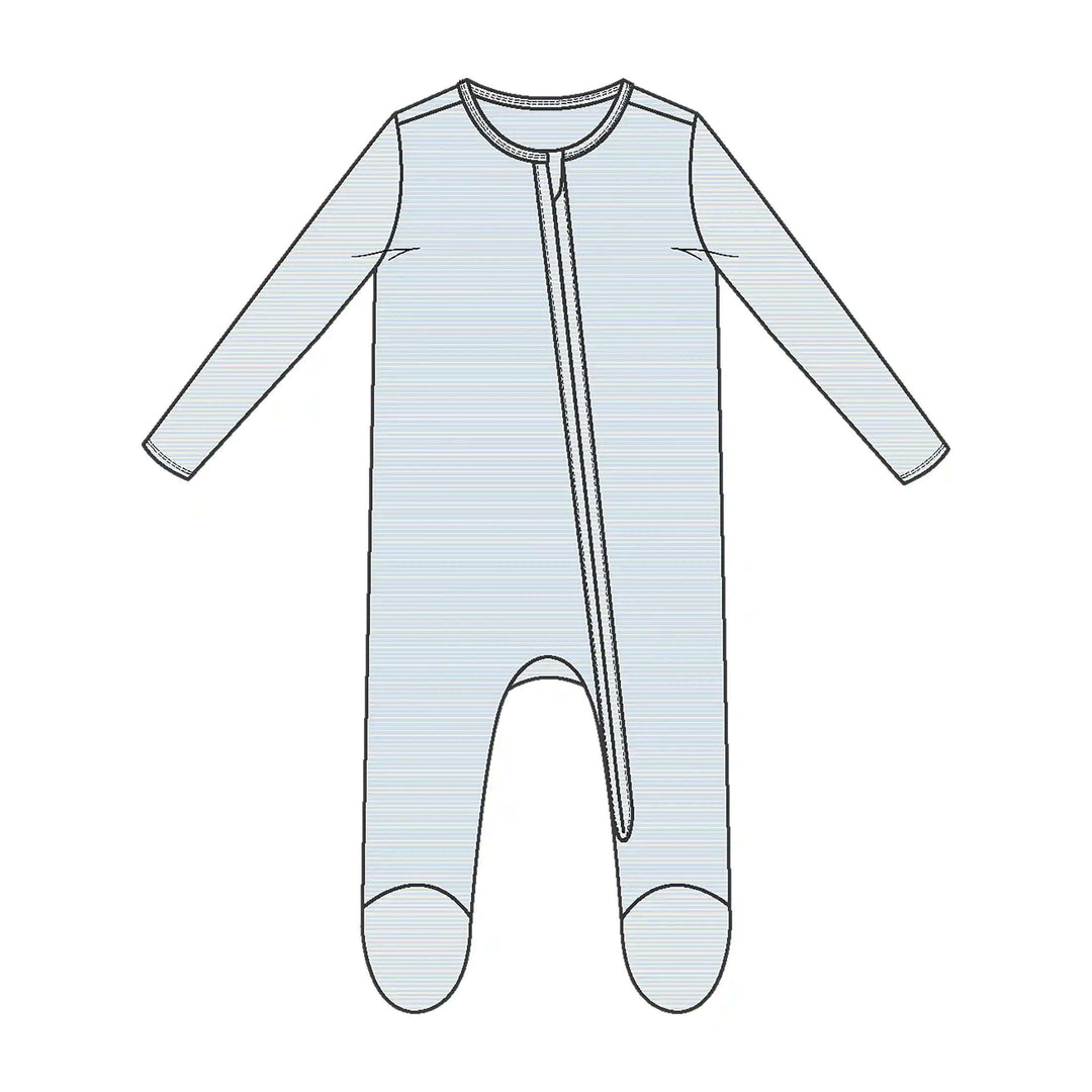 Light Blue Stripe 2 Way Zipper Footie Angel Dear NB   [variant_option4] [variant_option5] [variant_option6] [variant_option7] [variant_option8] [variant_option9] 1