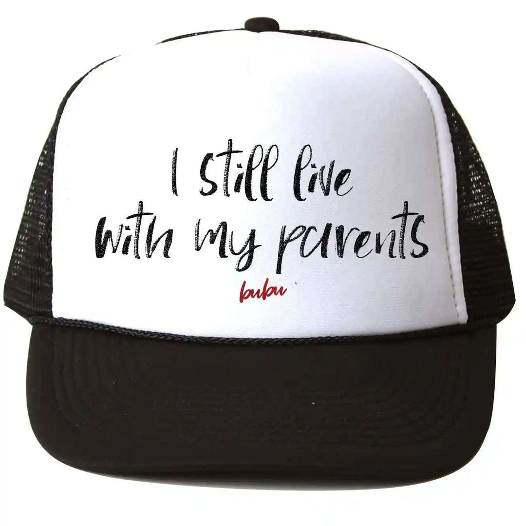 Living with Parents Trucker Hat Bubu hats Baby   [variant_option4] [variant_option5] [variant_option6] [variant_option7] [variant_option8] [variant_option9] 1