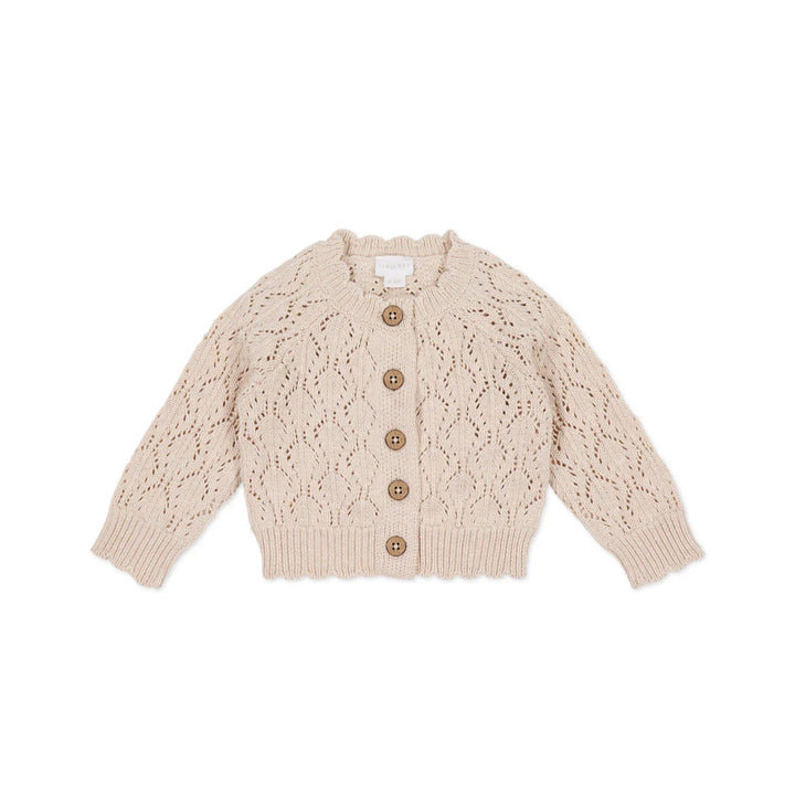 Livvy Cardigan - Light Oatmeal Marle