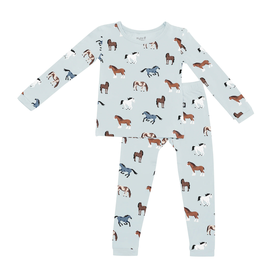 Long Sleeve Pajamas in Horse Kyte Baby 18-24M   [variant_option4] [variant_option5] [variant_option6] [variant_option7] [variant_option8] [variant_option9] 1