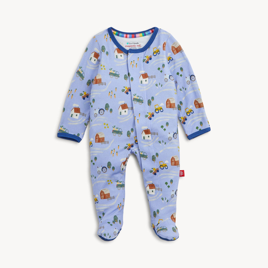 Farm To Cradle Modal Magnetic Footie