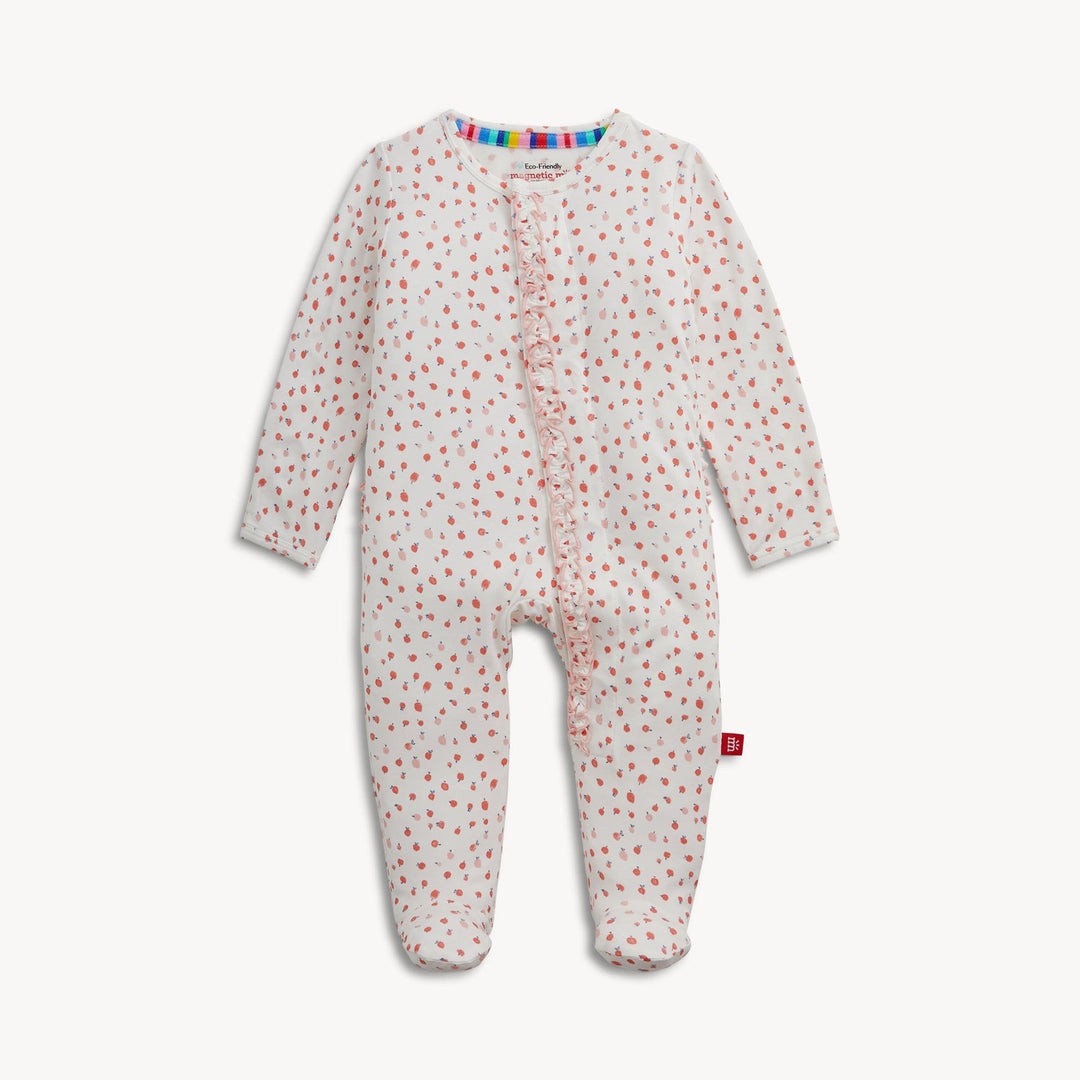 Apple Blossom Modal Ruffle Magnetic Footie
