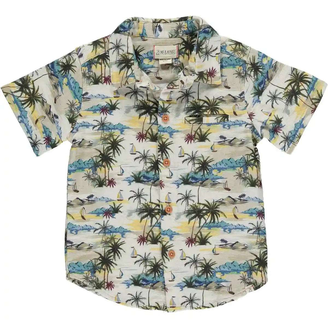 Maui Cream Hawaiian Woven Shirt Me & Henry 0-3M   [variant_option4] [variant_option5] [variant_option6] [variant_option7] [variant_option8] [variant_option9] 1