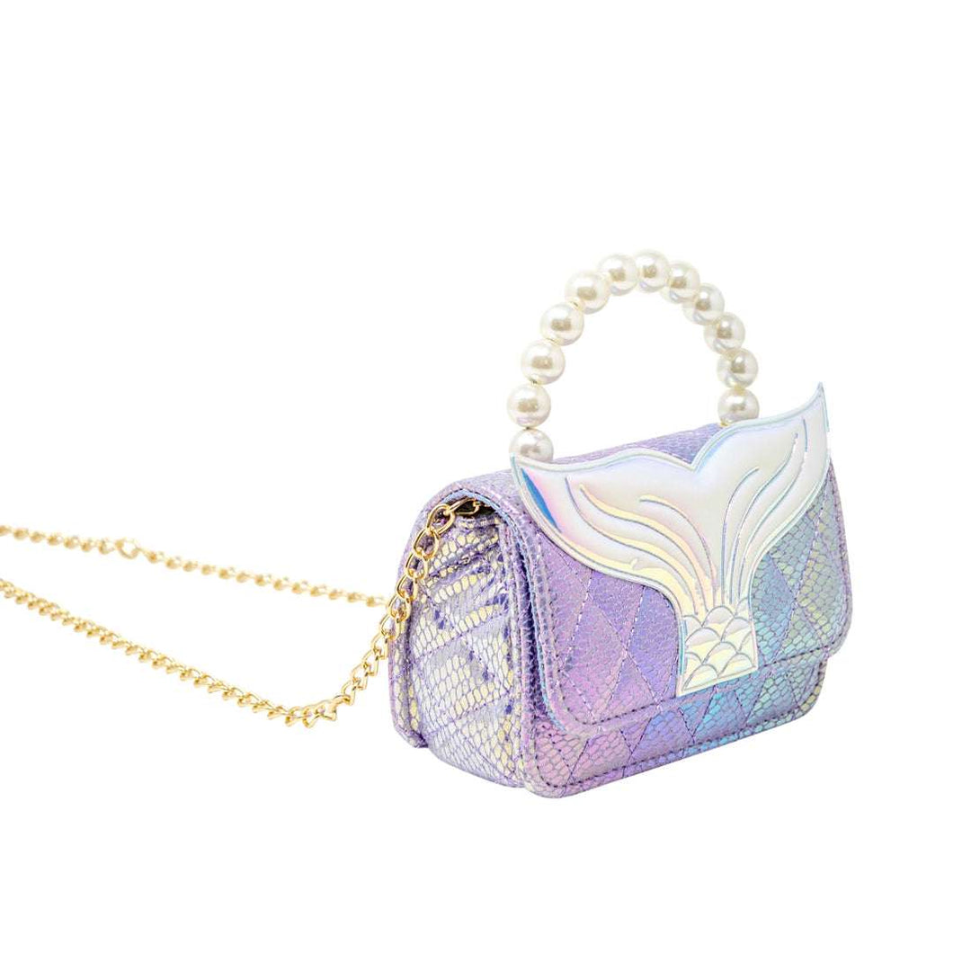 Mermaid Tail Pearl Handle Bag- Purple Zomi Gems    [variant_option4] [variant_option5] [variant_option6] [variant_option7] [variant_option8] [variant_option9] 2