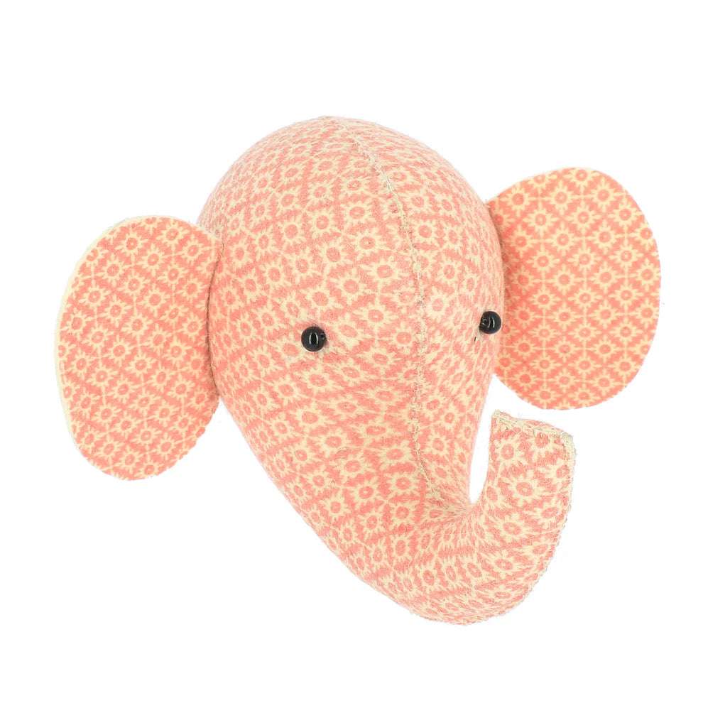 Mini Pink Elephant Head Fiona Walker    [variant_option4] [variant_option5] [variant_option6] [variant_option7] [variant_option8] [variant_option9] 1