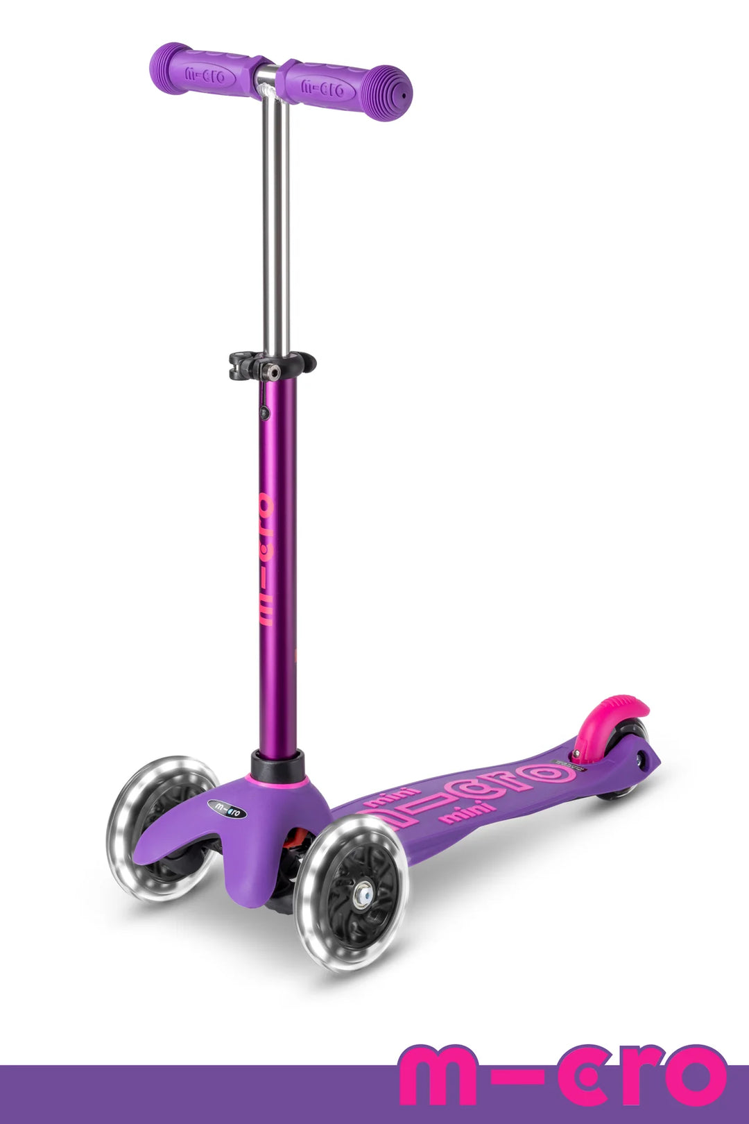 Mini Deluxe LED Scooter- Purple