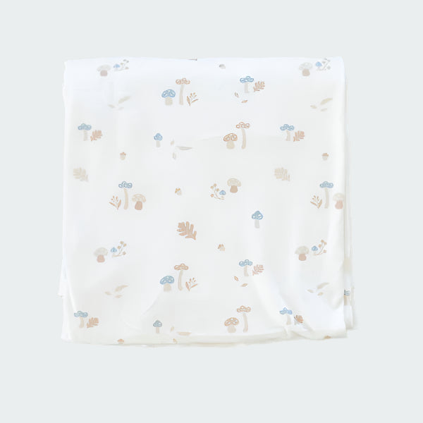 Mushroom Minky Stretch Luxe Swaddle/Blanket