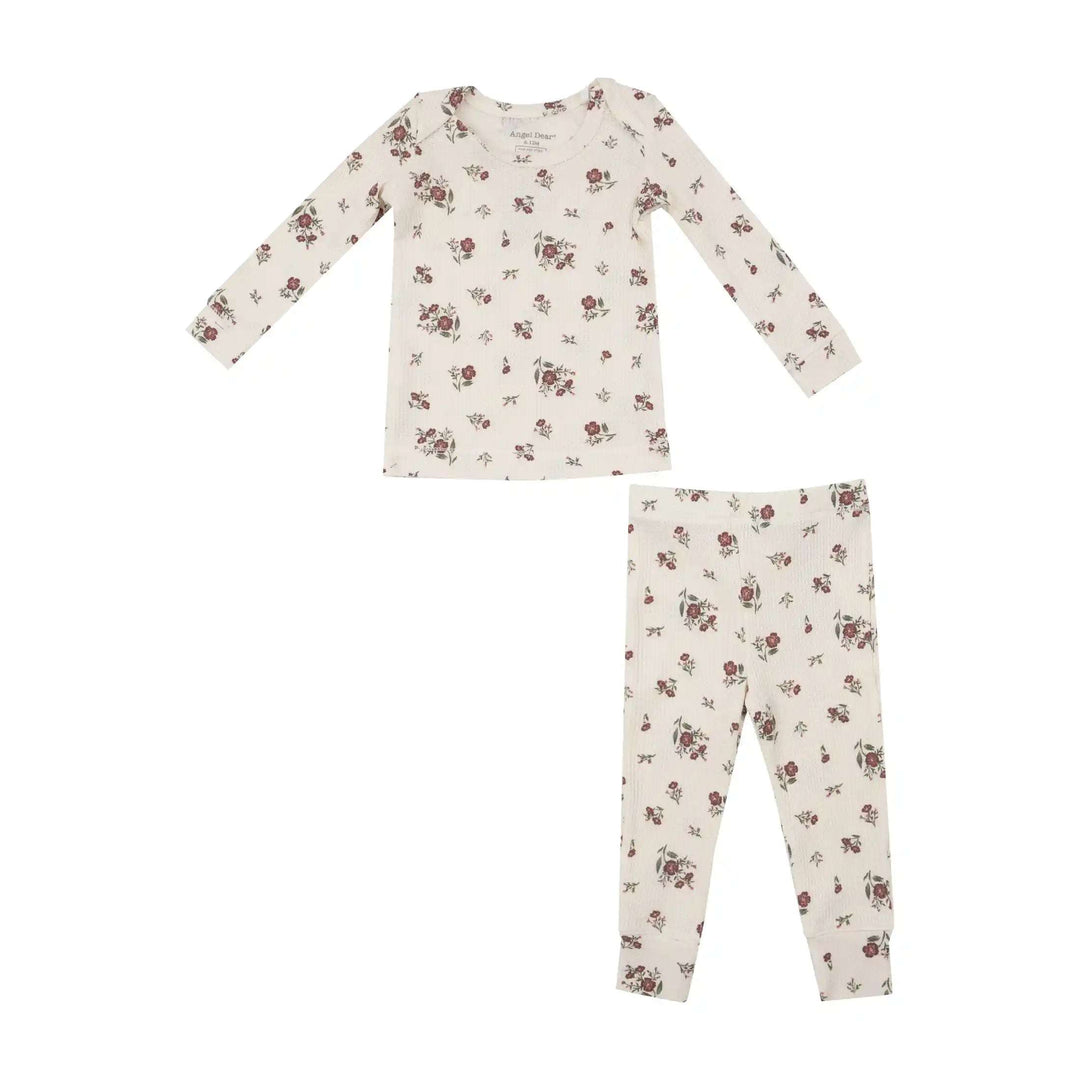 Misty Rose Floral L/S Loungewear Set Angel Dear 12-18M   [variant_option4] [variant_option5] [variant_option6] [variant_option7] [variant_option8] [variant_option9] 1