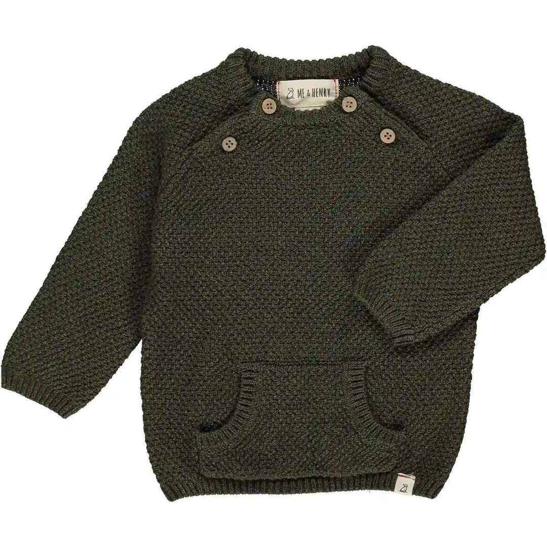 Morrison Baby Sweater - Green Me & Henry 0-3M   [variant_option4] [variant_option5] [variant_option6] [variant_option7] [variant_option8] [variant_option9] 1