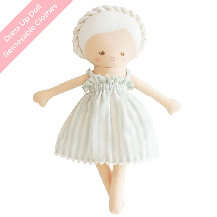 Baby Daisy Doll Sage Stripe