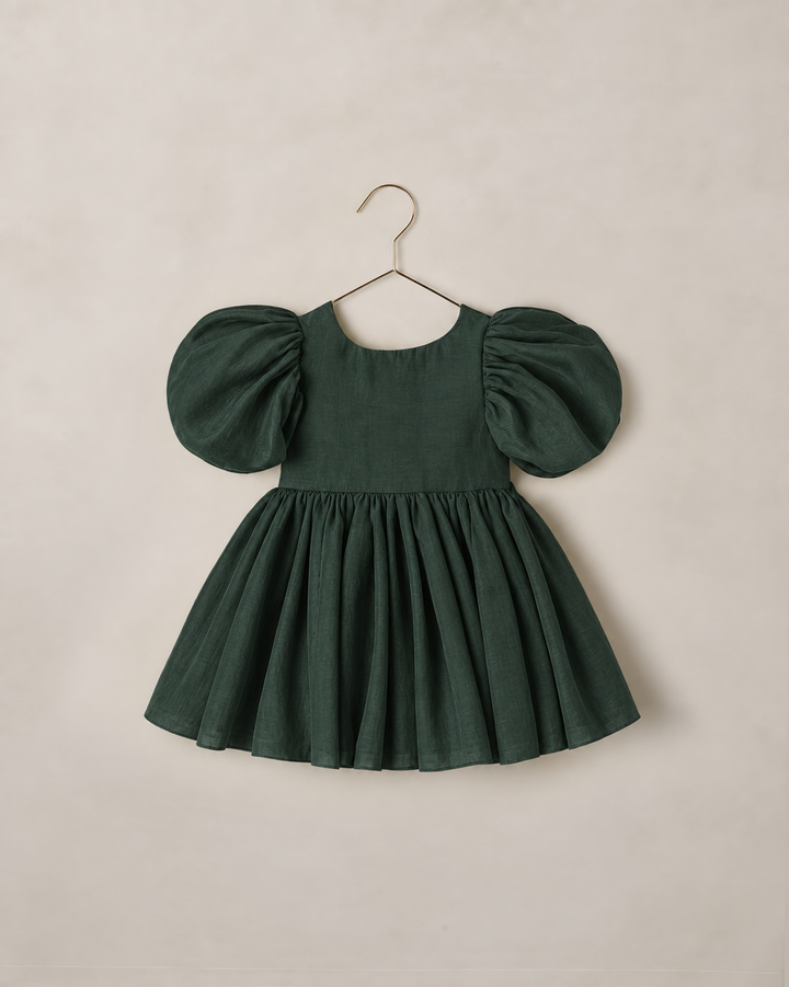 Sofia Dress - Green Shimmer
