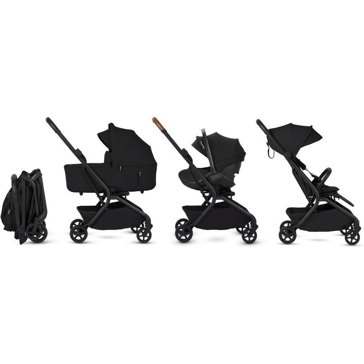 Silver Cross Nia Compact Stroller + Folding Bassinet Bundle