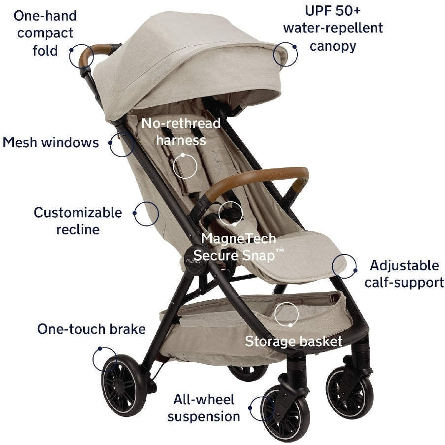 Nuna TRVL Stroller + Carry Bag