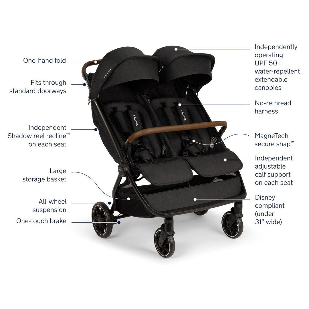 twin nuna stroller Shop Nuna TRVL DUBL Stroller