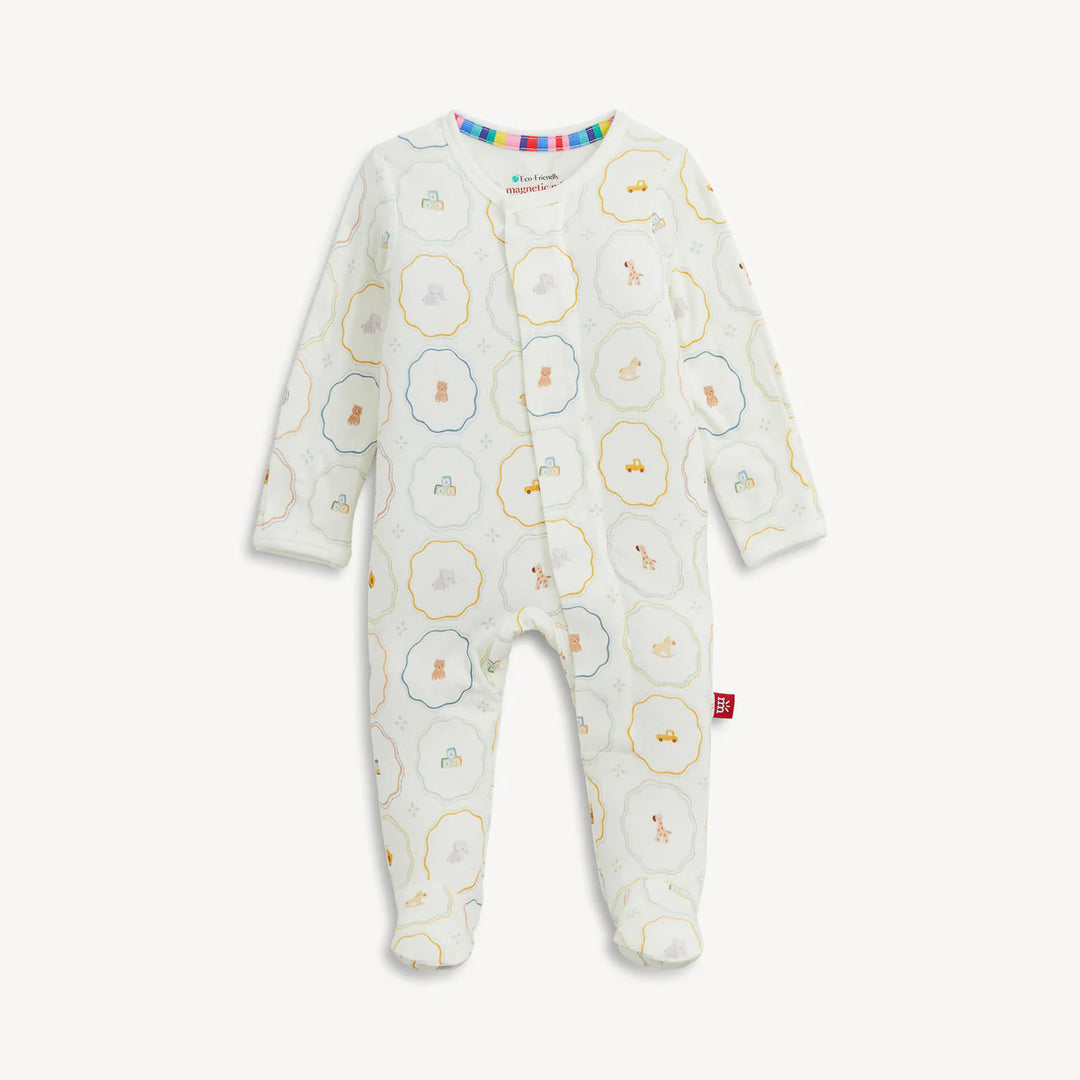 Nursery Magic Cream Modal Magnetic Footie