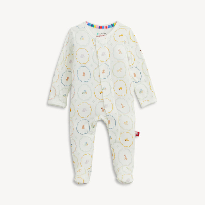 Nursery Magic Cream Modal Magnetic Footie
