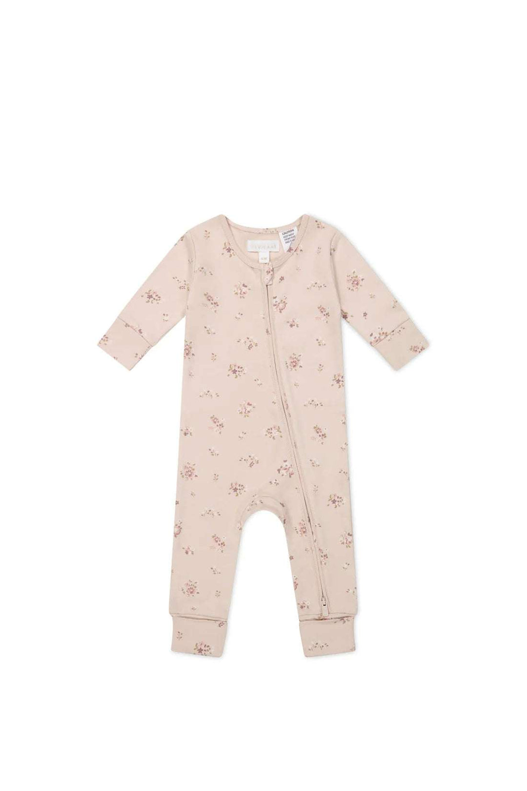 Organic Cotton romper - Petite Fleur Peony Jamie Kay 0-3M   [variant_option4] [variant_option5] [variant_option6] [variant_option7] [variant_option8] [variant_option9] 2