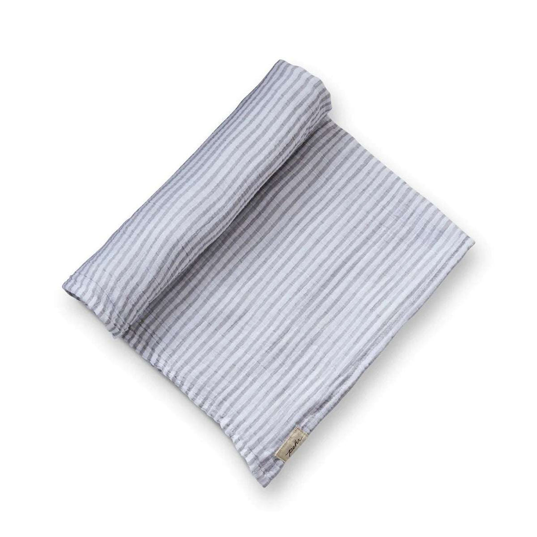 Organic Swaddle Blanket Stripes Away pebble grey Pehr Designs    [variant_option4] [variant_option5] [variant_option6] [variant_option7] [variant_option8] [variant_option9] 1