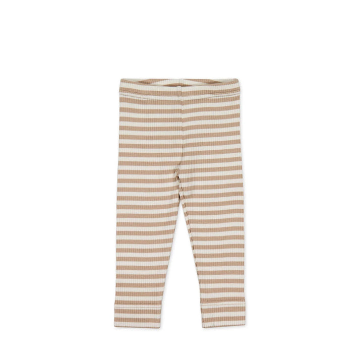 Modal Legging - Narrow Stripe Baker/Cloud