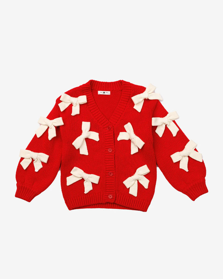 Knit Bow Cardigan