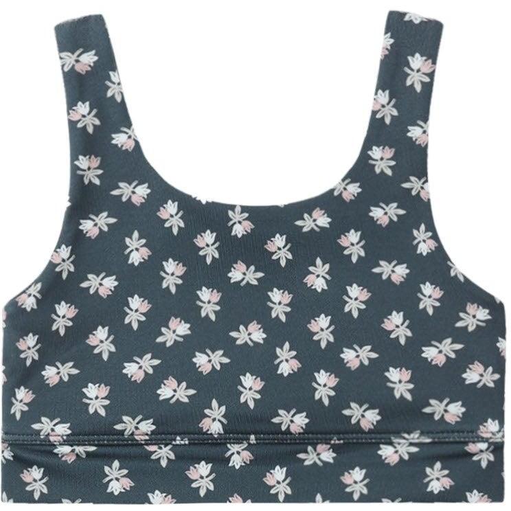 Swift Sports Bra || Blue Blooms